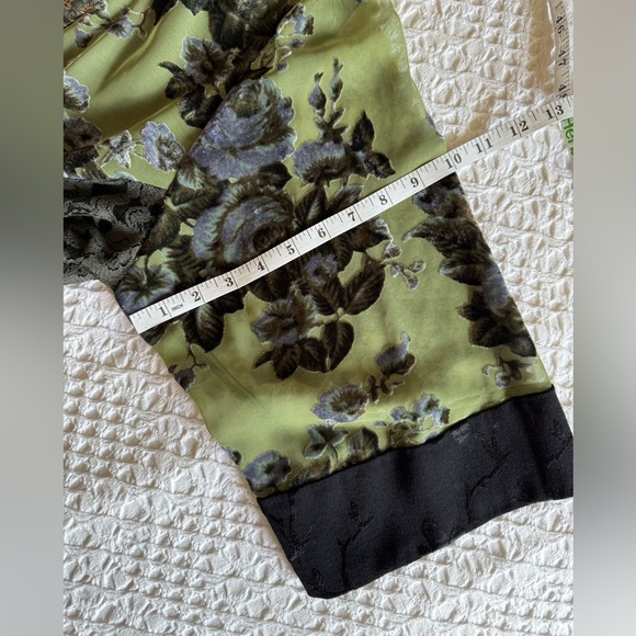 Spencer Alexis Top 2X Floral Kimono Jacket Black|Lace|Velvet Burnout|Artsy - Picture 14 of 14